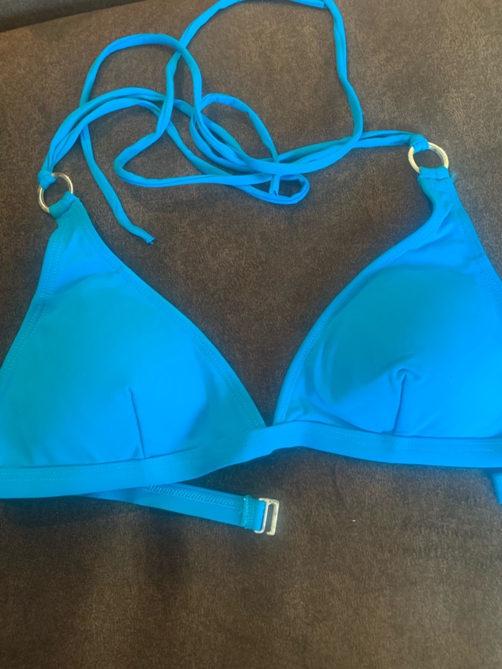 Banana Republic Blue Triangle Bikini Top